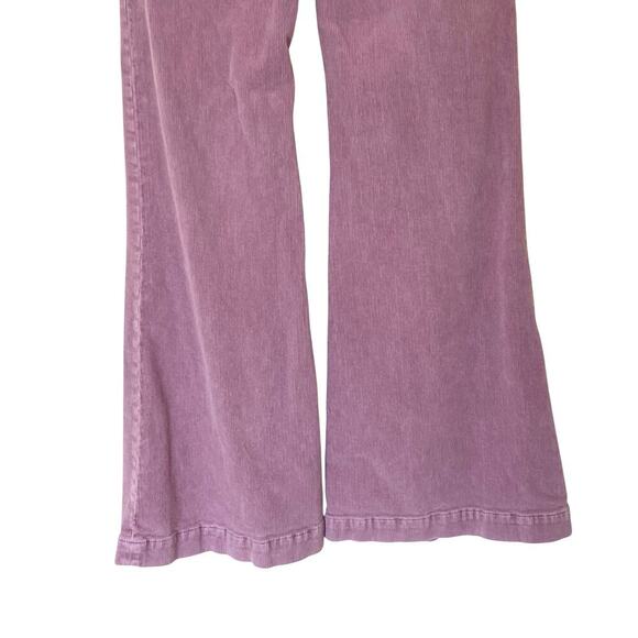 ROLLA'S Eastcoast Flare High Rise Corduroy Stretch Pants in Purple, Size 26 - Picture 11 of 16